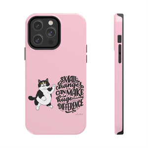 Kitty Pawsitive Motivational Tuxedo Cat Motivational Artsy iphone case