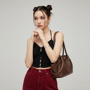 Eloise Retro Y2K Oversized Tote Bag classic brown