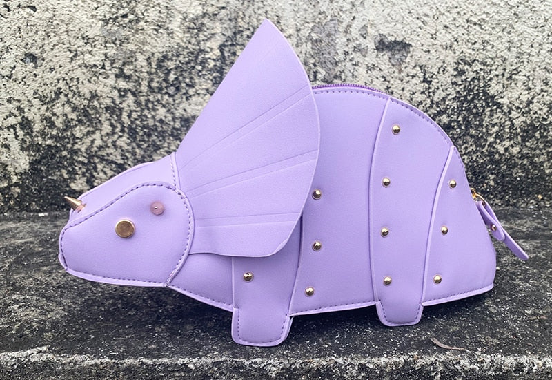 Triceratops purse sale