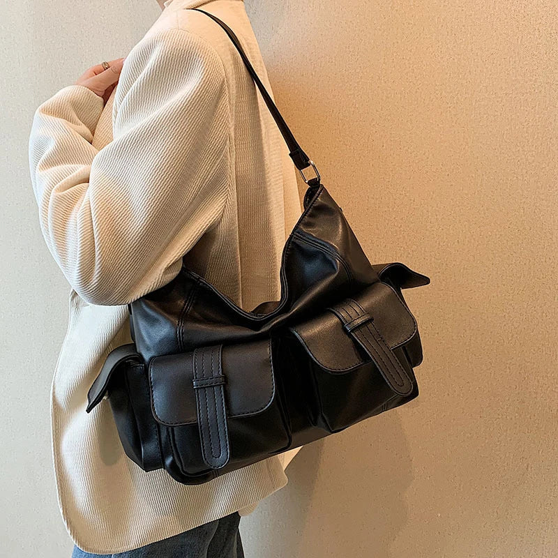 Violet Y2K Retro Pocket Crossbody Bag – Hirmz Store