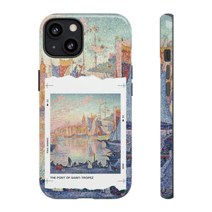 The Port of Saint-Tropez Paul Signac Retro Vintage Fine Art Paint iPhone Case