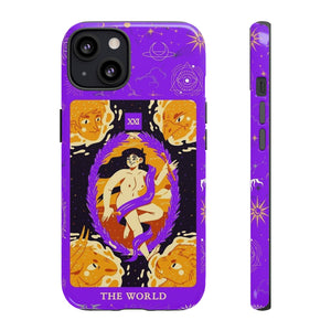 The World Tarot Card Inspired Astrology Artsy Cutie Phone Case