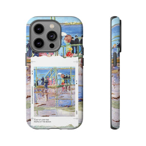 People at the Beach Maurice Prendergast Inspired Retro Vintage Fine Art Paint iPhone Case