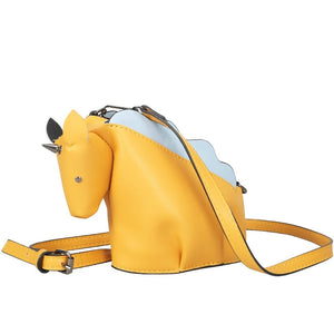 Cute Siberian Unicorn Dinosaur Shoulder Bag