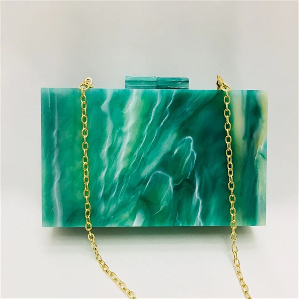 Make a Statement with the Vibrant by-Lin Sunrise Lime-Black Structure  Leather Clutch handbag with Shoulder Strap