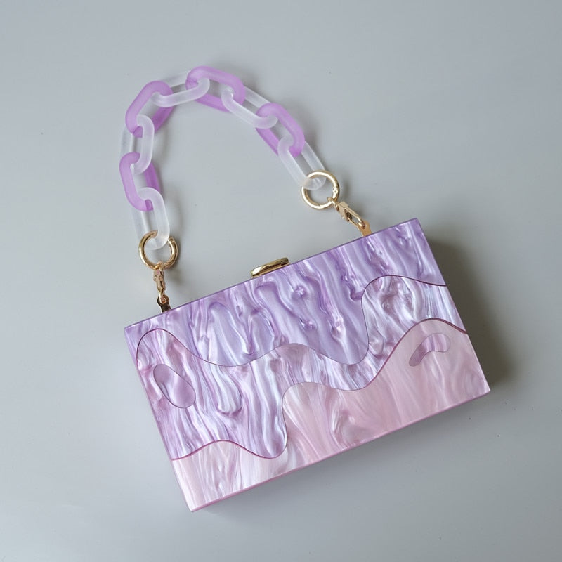 Desirèe vintage 80s purple clutch purse Stranger Things | eBay