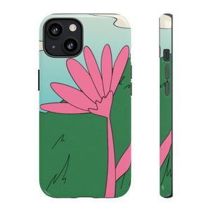 Pink Daisy Inspired Colorful Artsy Cute Phone Case