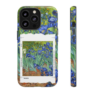 Irises by Vincent van Gogh Inspired Retro Vintage Fine Art Paint iPhone Case