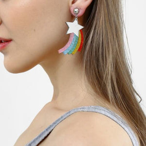 Rainbow Star Earrings - Hirmz